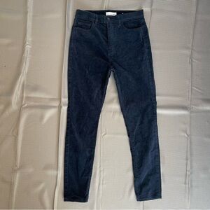 LOFT Women’s Blue Velvety Soft Skinny Fitted High Rise Pant Size 4 27
